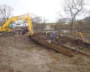 平成23年度 木曽川下流部不法係留船対策工事