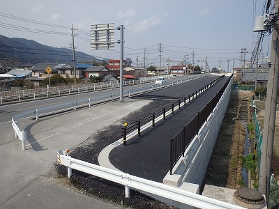 平成26年度　258号線香取地区道路建設工事